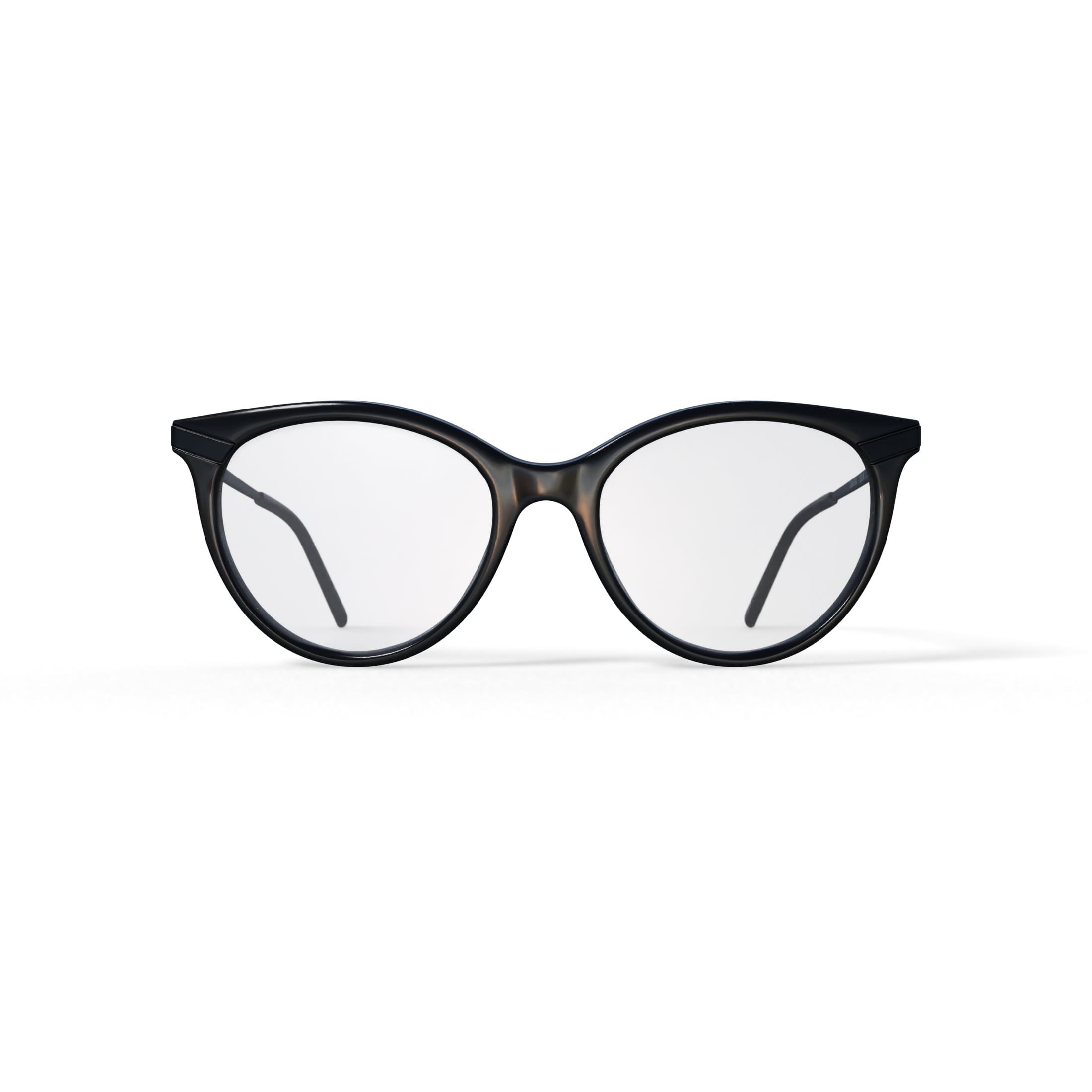 Bio Eyes Women's Dara Cat Eye Prescription Eyeglasses with Case, Black