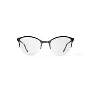 Bio Eyes Womens Luna Cat Eye Prescription Eyeglasses with Case, Black