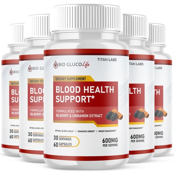 Bio Gluco Life Advanced Formula Blood Support for Health and Wellness 300 Capsules
