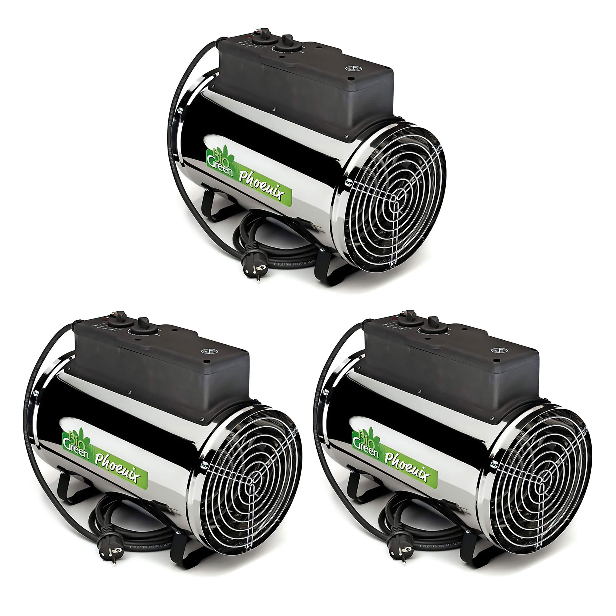 Bio Green Portable Phoenix Greenhouse Tent Heater, 2800 Watts (3 Pack