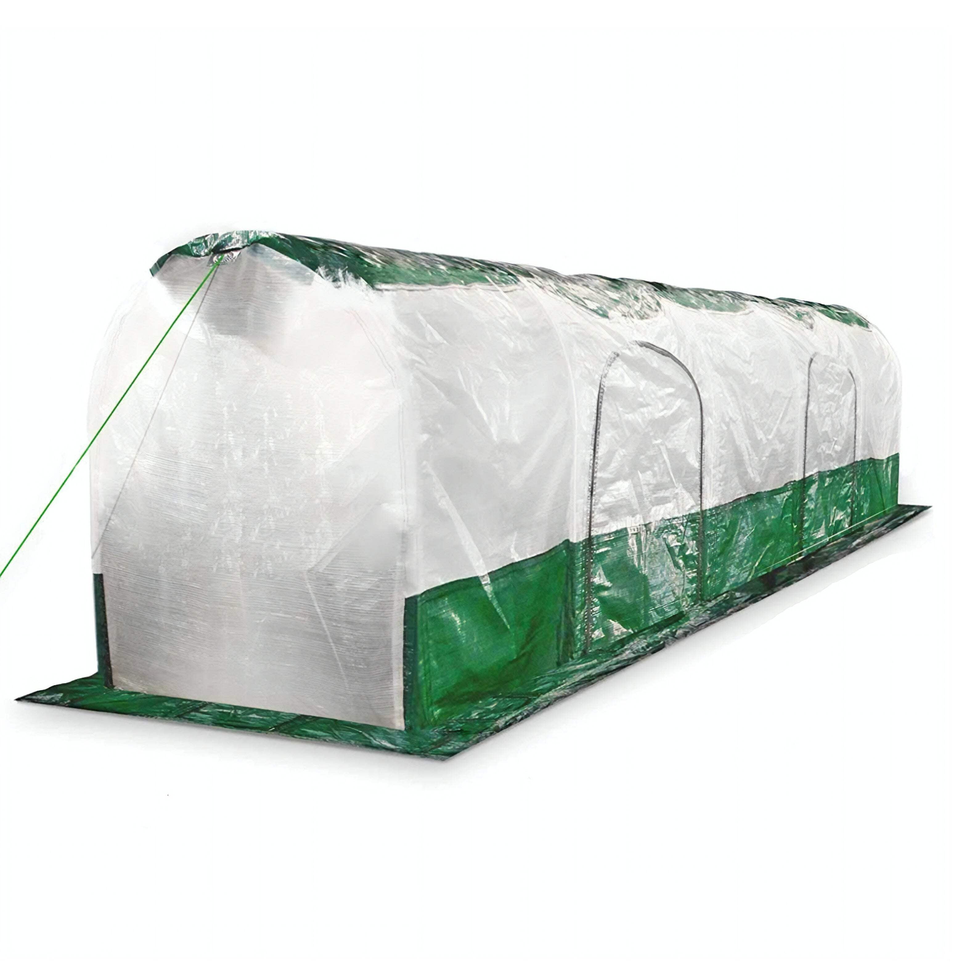 Superdome Green and White Polyethylene Garden Grow Tunnel