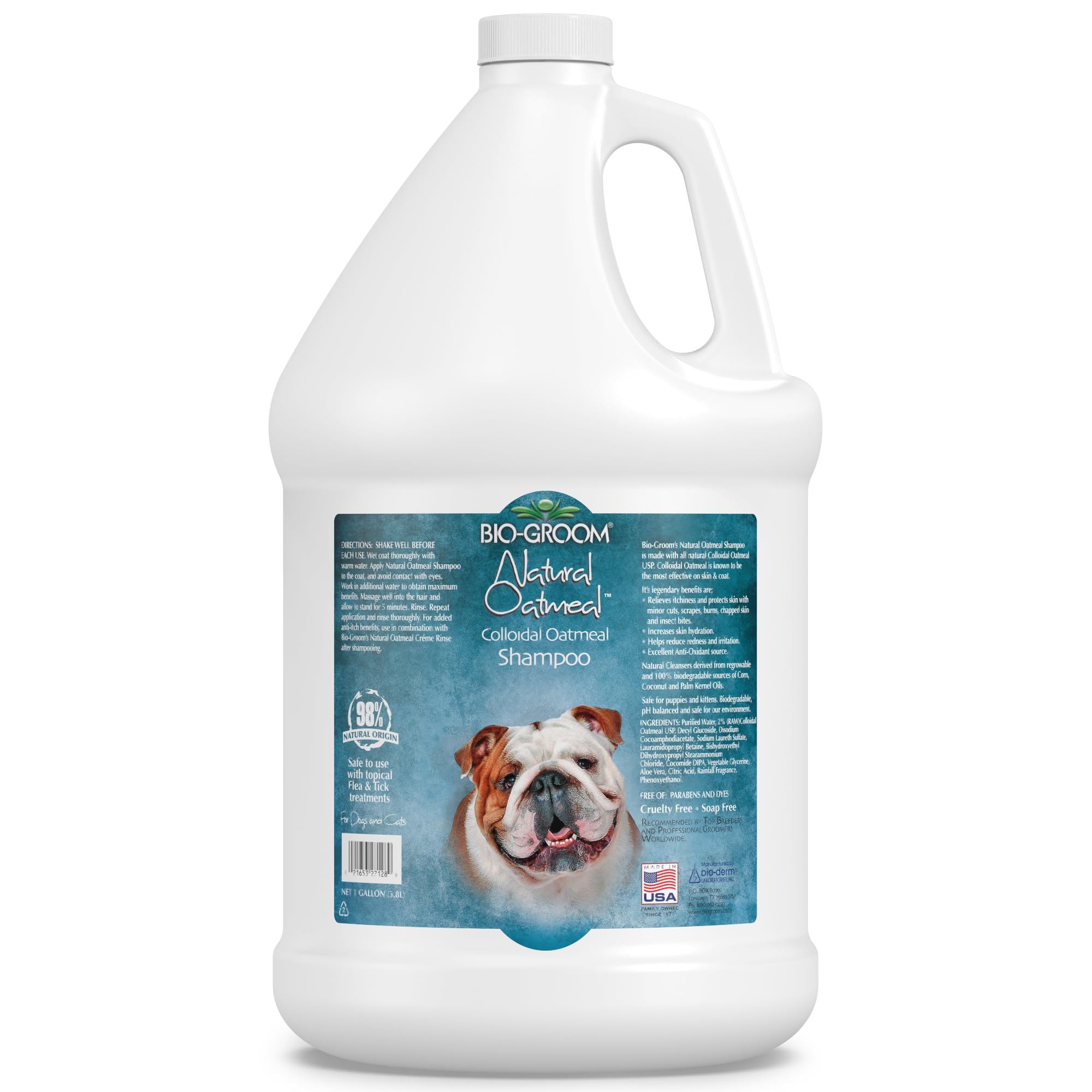 BioGroom Oatmeal Dog Shampoo for Allergies and Itching, CrueltyFree