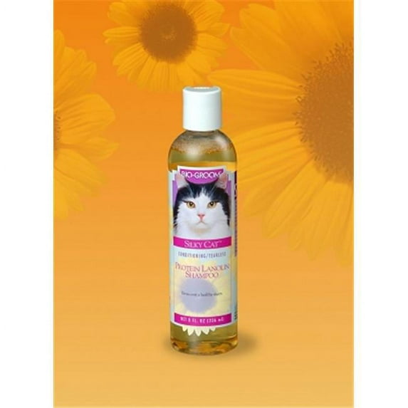Bio Groom Silky Cat Tearless Protein & Lanolin Shampoo - 8 oz