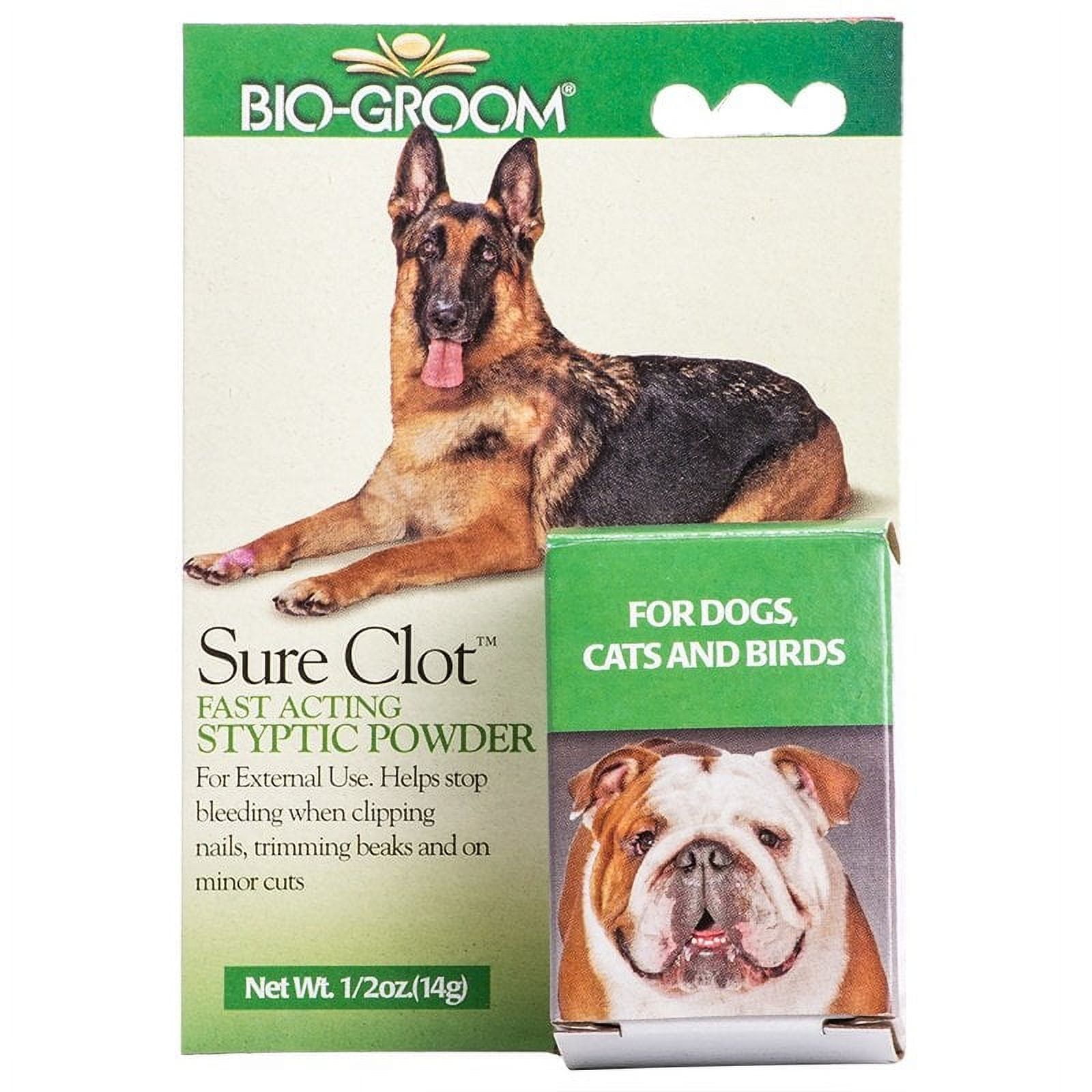 Bio Groom Sure Clot Styptic Powder for Dogs, Cats and Birds