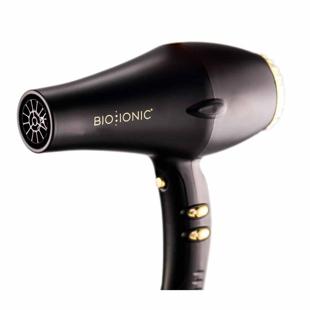 Bio Ionic GoldPro Hair Dryer, Moisturizing Heat Tech & 24K Gold MX, Fast-Drying Blow Dryer