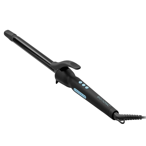 Bio Ionic Long Barrel Curling Iron, 0.75" Barrel, Tight Curls, Adjustable Heat