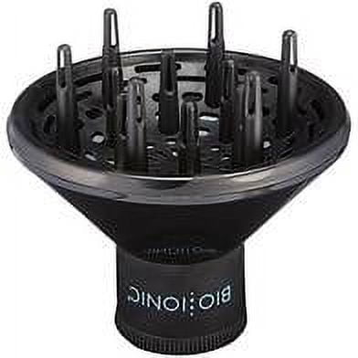 Bio Ionic Universal Diffuser Attachment for Hair Dryer, Compatible with Most Blow Dryers, Black