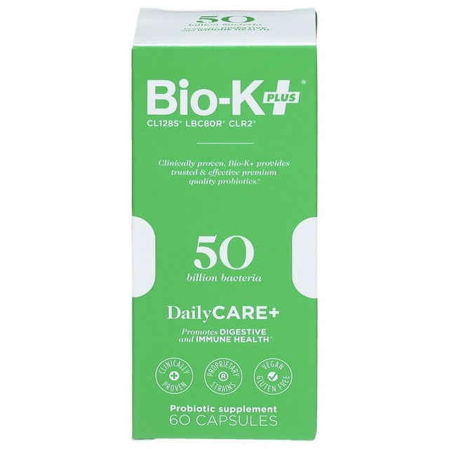 BioK Plus Probiotic DailyCare+ 50 Billion CFU 60 Capsules