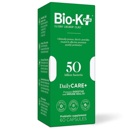 Bio-K Plus - Probiotic DailyCare+ 50 Billion CFU - 60 Capsules