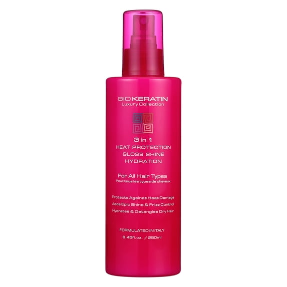 Bio Keratin Luxury Collection 3-in-1 Heat Protection + Gloss Shine + Hydration