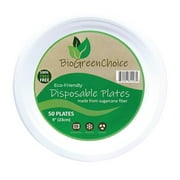 Bio King - Plate Sugercane Round 9 In - Case of 24-18 PK