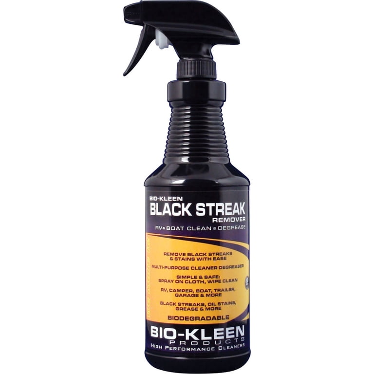 Bio-Kleen Black Streak Remover – 16 Oz, Multi-Purpose Cleaner & Degreaser For RV, Boat, Siding