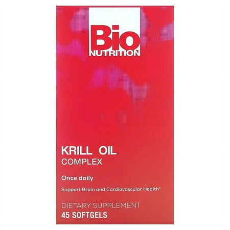 Bio Nutrition Bio Krill 500Mg - 45 Softgels - 2 Pack