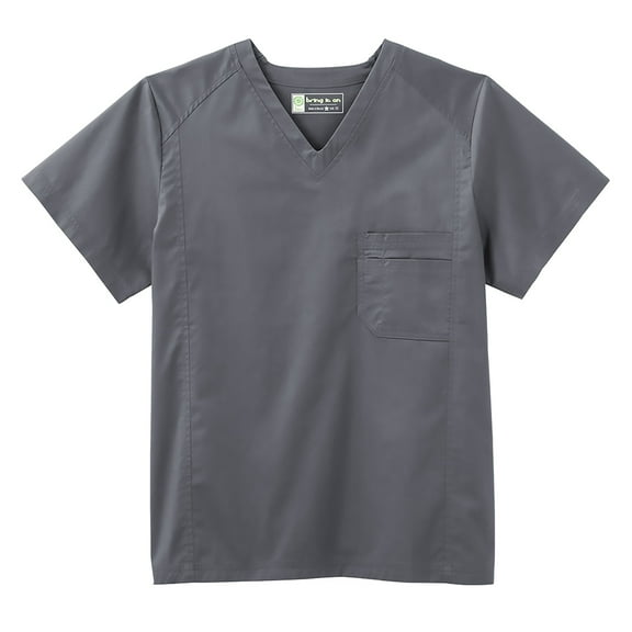 Bio Mens Stretch V-Neck Scrub Top, Style 19044