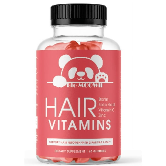 Bio Moowii Hair Growth Gummies Naturally Grow Longer Healthy Hair for Men and Women