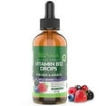thumbnail image 1 of Bio Naturals Vitamin B12 Liquid Drops for Adults & Kids - 100% Natural Sublingual Methylcobalamin - Highest Absorption - Energy & Brain Booster Helps with Fatigue & Weakness - Wild Berry - 2 fl oz, 1 of 7