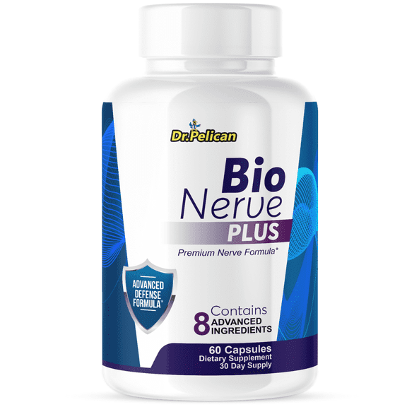 Bio Nerve Plus- Nerve & Brain Support- 60 Capsules