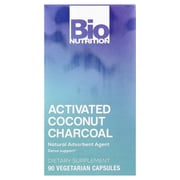 Bio Nutrition Activated Coconut Charcoal, 90 Vegetarian Capsules 260 mg per Capsule