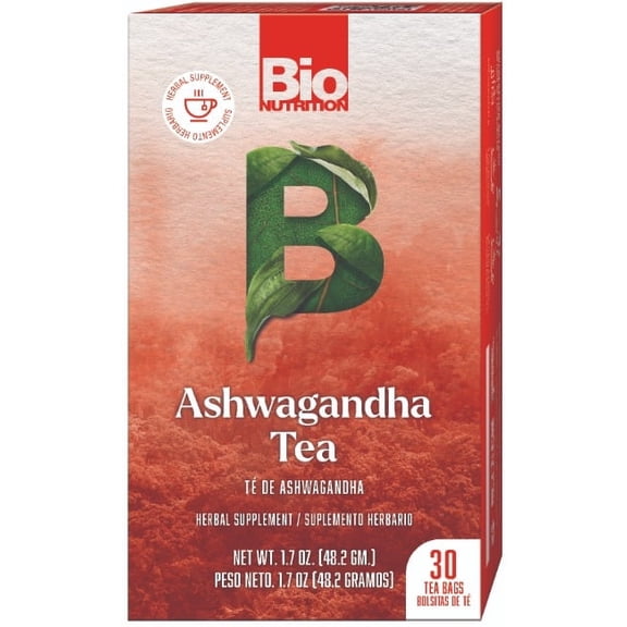 Bio Nutrition Ashwagandha Tea Bags, 30 Ea