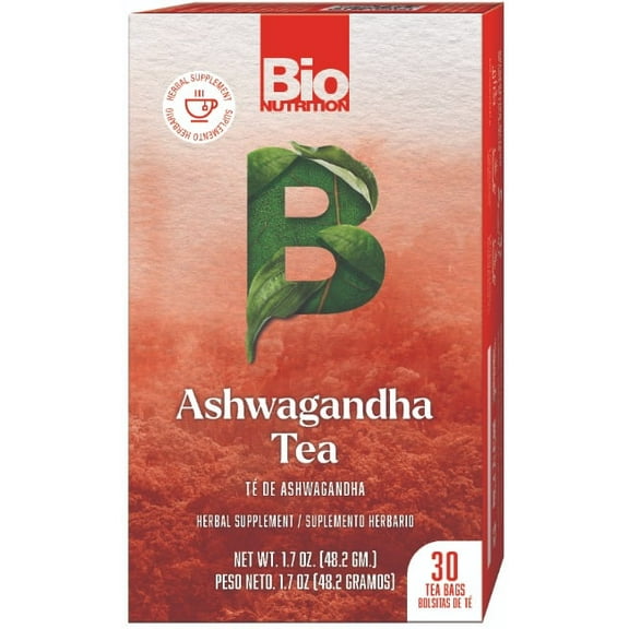 Bio Nutrition Ashwagandha Tea Bags, 30 Ea..