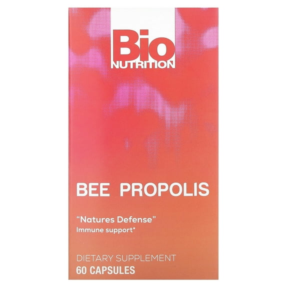 Bio Nutrition Bee Propolis, 60 Capsules (500 mg per Capsule)