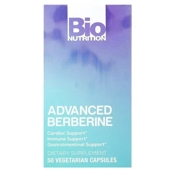 Bio Nutrition Berberine 1200, Advanced , 50 Vegan Capsules - 3 Pack