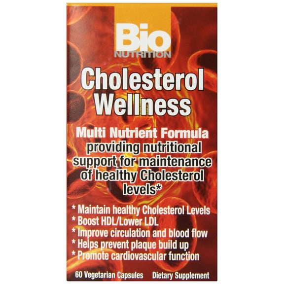 Bio Nutrition Cholesterol Wellness Vegi-Caps, 60 Count