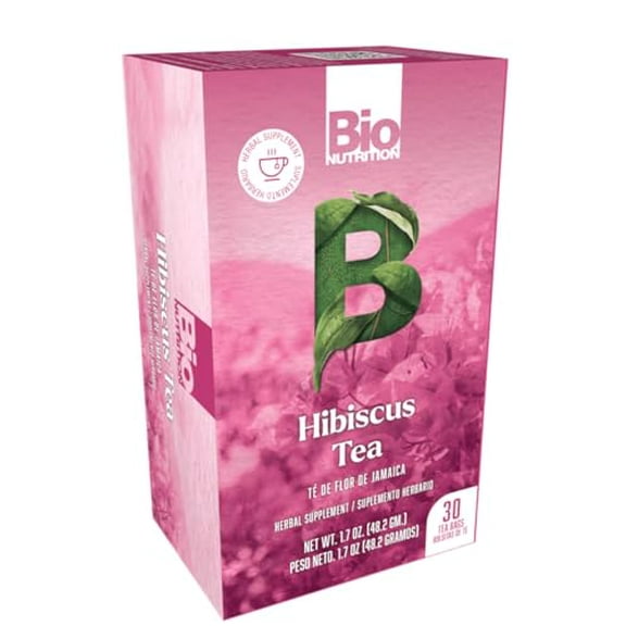 Bio Nutrition Hibiscus Tea Bags, 30 Ea