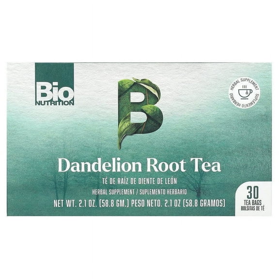 Bio Nutrition Inc. Dandelion Root Tea 30 bag Pack of 3