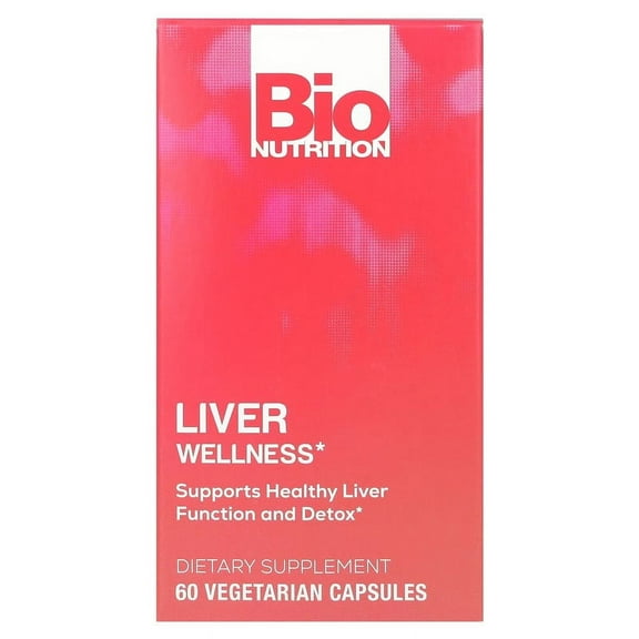 (4 Pack) Bio Nutrition Liver Wellness 60Vc
