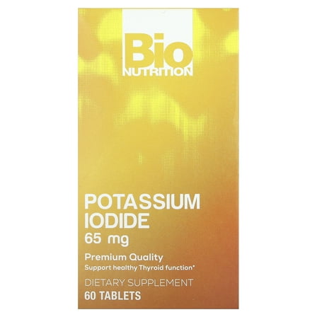 Bio Nutrition Potassium Iodide, 65 mg, 60 Tablets