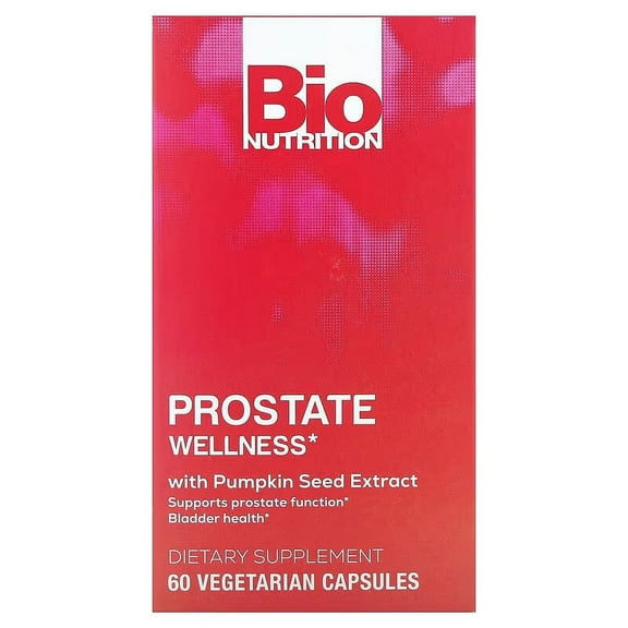 Prostate Wellness 60 VEG CAPS by Bio Nutrition Inc, Pack of 2