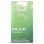 Bio Nutrition Shilajit Asphaltum 60 Count - Natural Energy & Vitality Supplement
