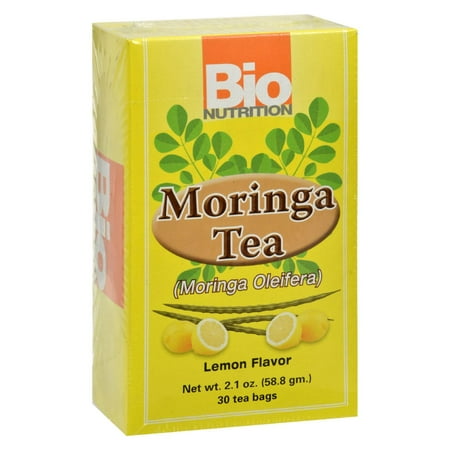 Bio Nutrition - Tea - Moringa Lemon, 30 Bags
