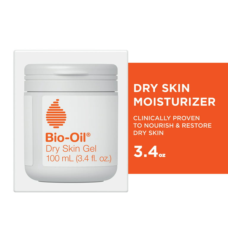 Bio-Oil Dry Skin Gel with Soothing Emollients & Vitamin B3,  Non-Comedogenic, 3.4 oz 