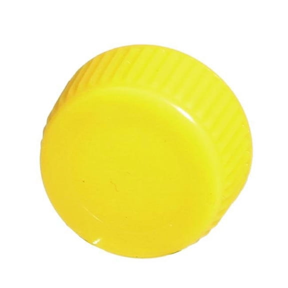 Bio Plas 4217R Screw Cap With O-Ring For Bio Plas Screw Cap MCT - 1000 pk - Yellow