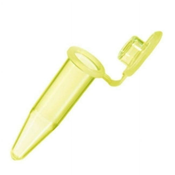 Bio Plas 4317 .5 ml Flat Top Microcentrifuge Tube - 500 pk - Yellow