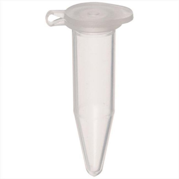 Bio Plas 4330SL Siliconized .5 ml Flat Top Microcentrifuge Tube - 500 pk - Natural