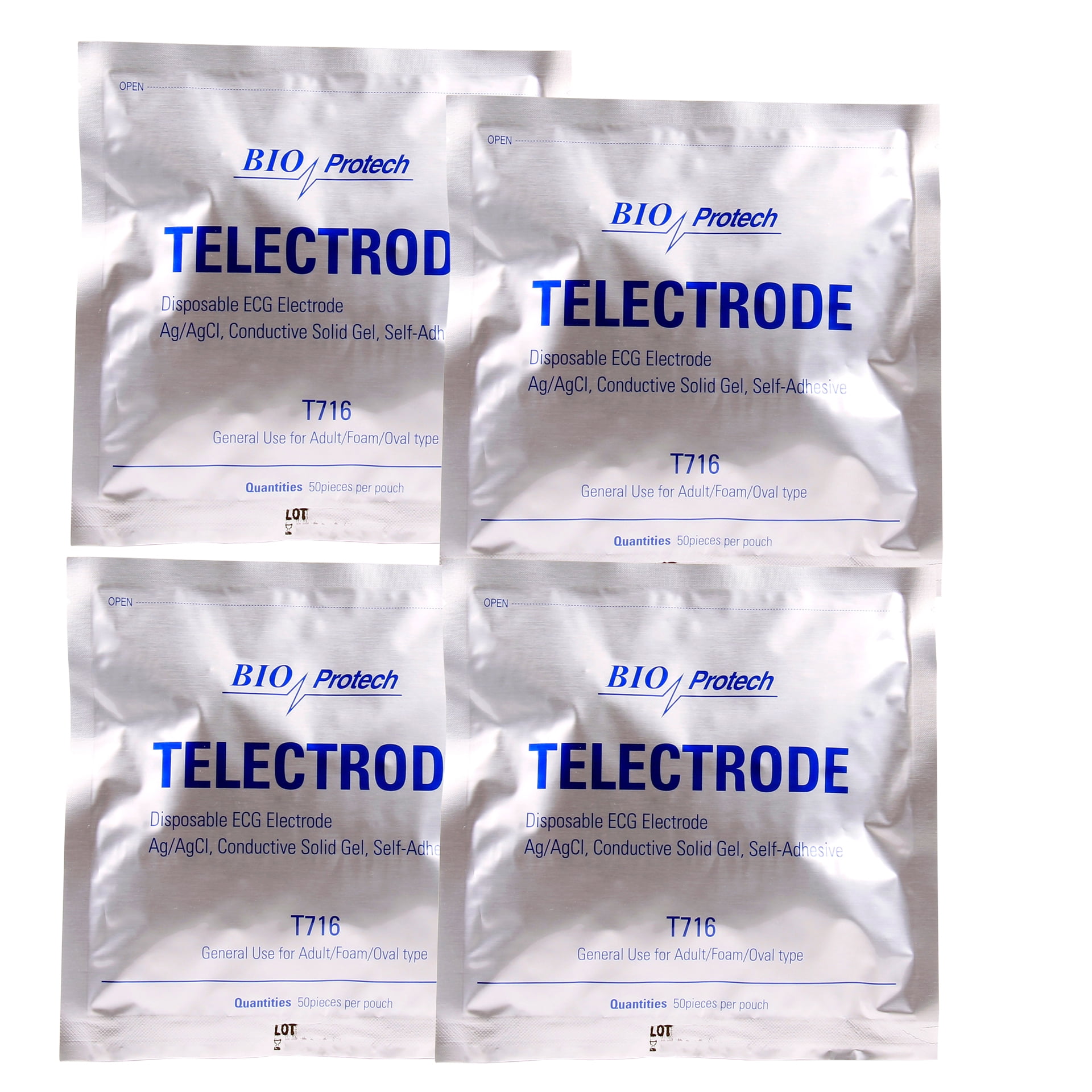 Bio-Protech Telectrode ECG Snap Electrode - Hydro-Gel Adhesive