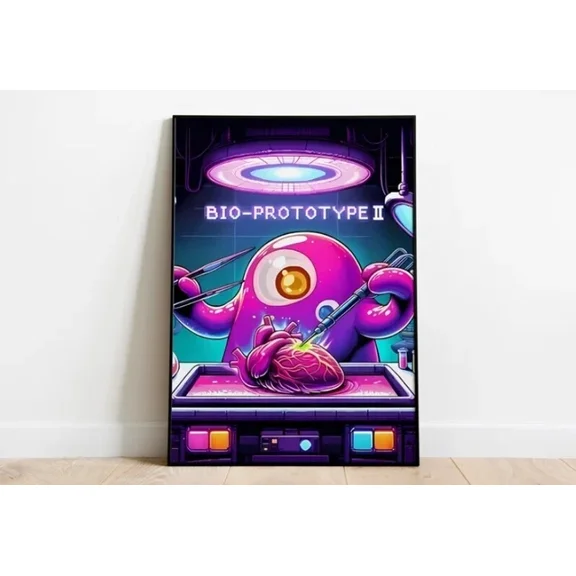 Bio-Prototype 2 Poster Print Gaming Poster Room Decor Wall Decor Home Decor Vintage Art Print Cute Birthday Gift Wall Art