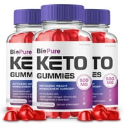 Bio Pure Keto ACV Gummies, BioPure Keto ACV Max Strength Gummy (3 Pack)