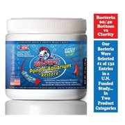 Bio-Pure Pond & Aquarium RESTORE treats up to 28,000. Gal. Our Microbes Digest Organic Waste Improve Fish Plant Health. Better Water Clarity Quality Reduced Water Changes Extends Water Pump Life