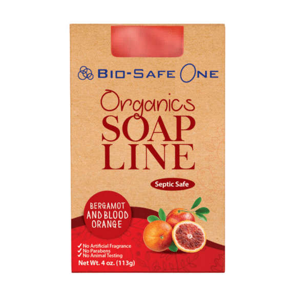 Bio-Safe One, Inc - Bergamot and Blood Orange Natural Organic Soap Bar - 4 oz.