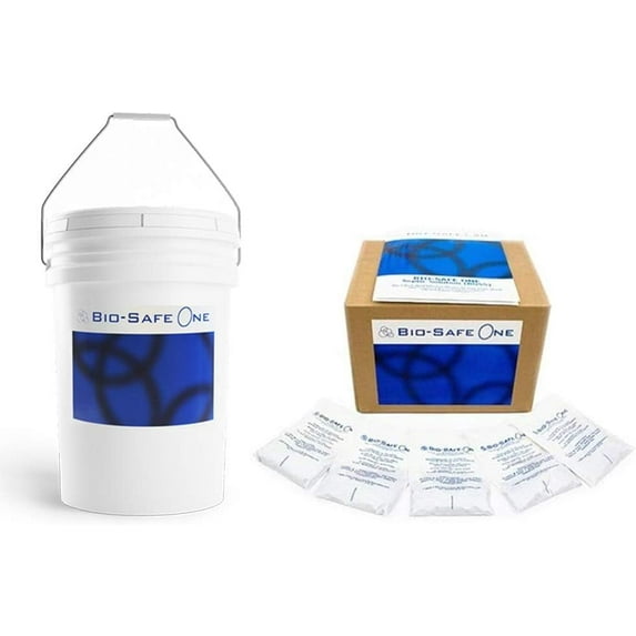 Bio-Safe One Inc - LVL1 Shock 5 Gal + 42 Treatments Septic Tank Treatment - Drainfield Treatment - Septic Safe Drain Cleaner Reverse Septic Failure Heavy Duty Sludge Digester