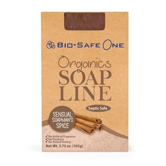 Bio-Safe One, Inc - Sensual Soapman's Spice Organic Soap Bar - 4 oz.