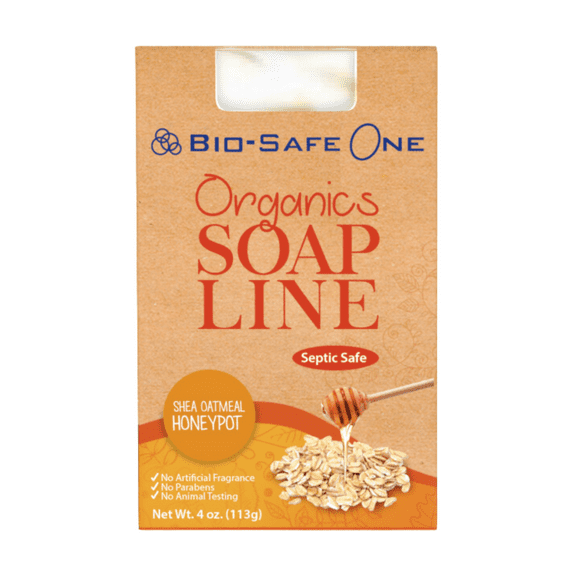 Bio-Safe One, Inc - Shea Oatmeal Honeypot Bar Soap Organic Soap Bar - 4 oz.