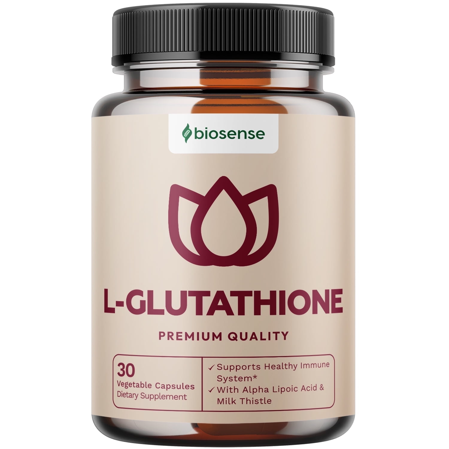 Bio Sense High Strength L Glutathione Supplement - 30 Capsules