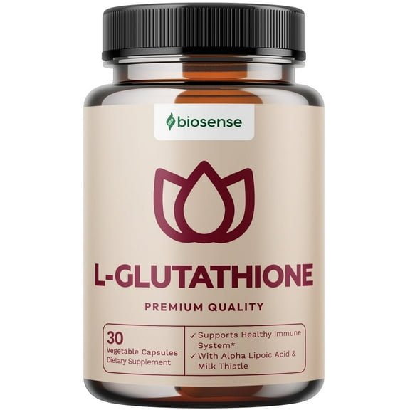 Bio Sense High Strength L Glutathione Supplement - 30 Capsules