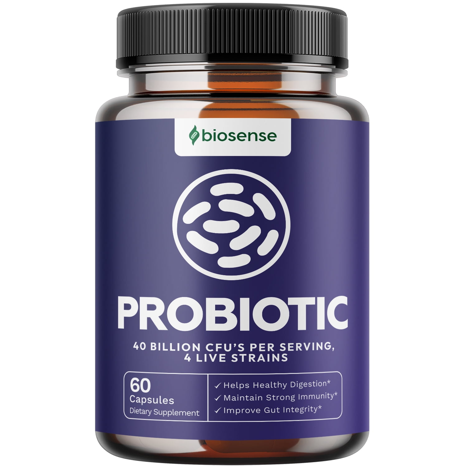Bio Sense Probiotics Supplement for Men and Women Natural Digestion