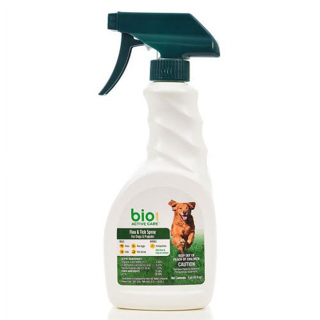 Bio Spot Active Flea & Tick Spray for Dogs, 16 Ounce